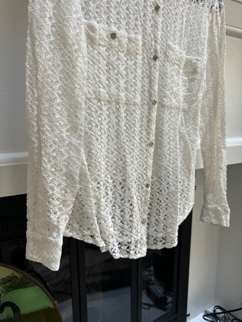 The Kooples Lace Button Down - Picture 5 of 7